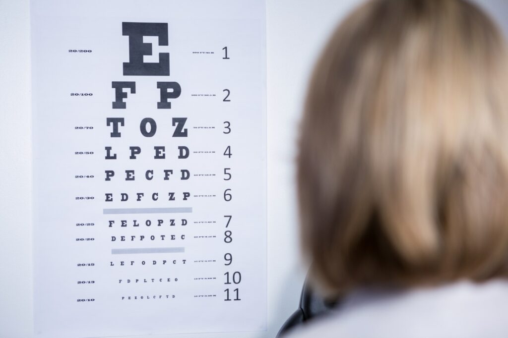 Griffin and Reed Eye Care reception and waiting area